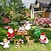 DAEGOD Christmas Outdoor Yard Signs Decorations -Xmas Holiday Winter Wonderland Yard Sign Outdoor Lawn Yard Decorations(Large 8 pcs)