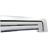 Westbrass A507-1F-26 7" Reach Wall Mount Tub Spout, Polished Chrome