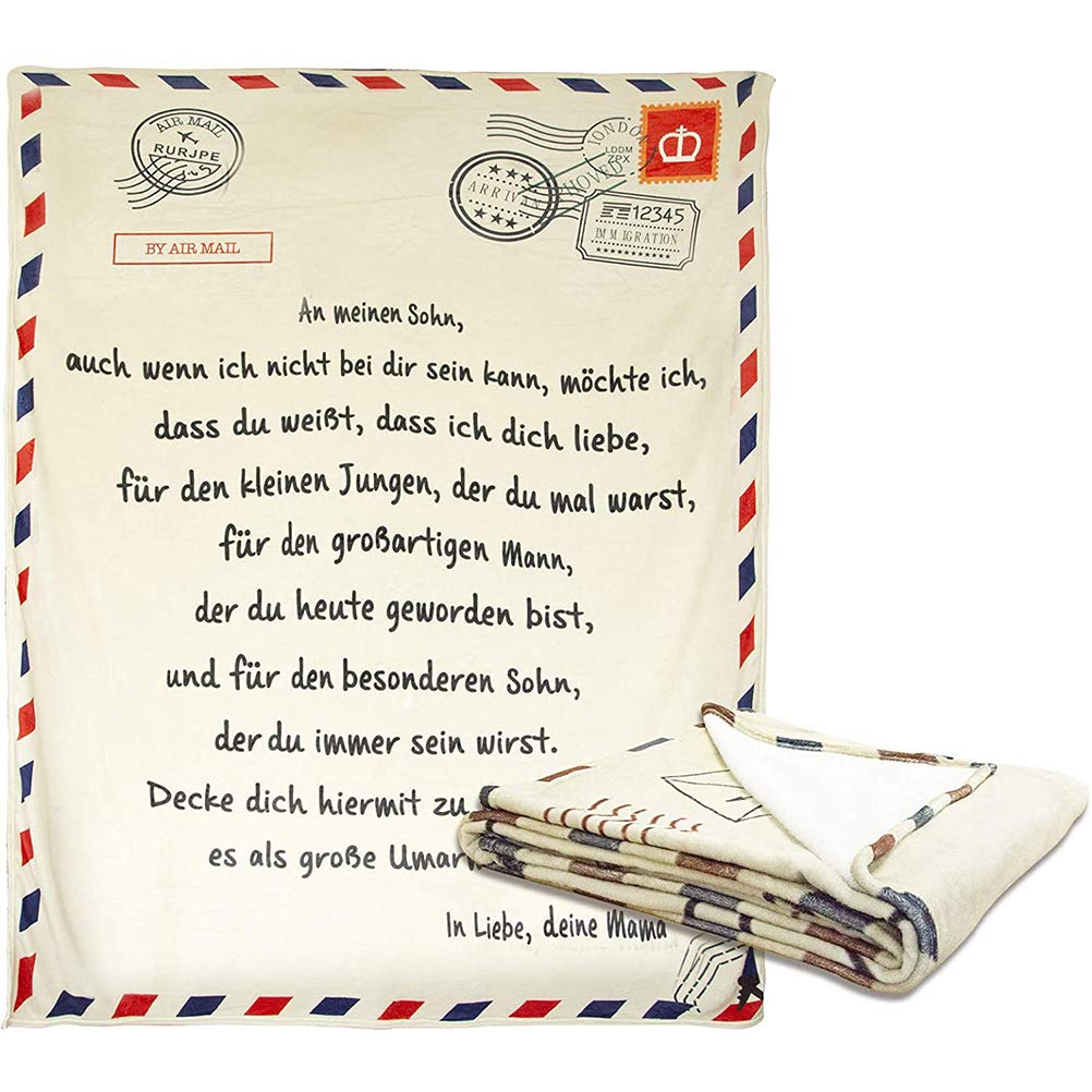Brief Briefe Decke An Meinen Sohn Und Meine Tochter Super Weiche Decke Flanell Decke Mit