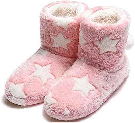 pink fur boots women's shoes