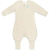 Love to Dream Long Sleeve Sleep Suit | 1.5 TOG, 12&ndash;24M, Oatmeal Twigs | Breathable Sleep Suit for Mild Nights | Long Sleeves &amp; Footies, Easy-Change Zipper, 64-72 F