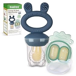 Haakaa Baby Fruit Food Feeder & Mini Freezer Nibble