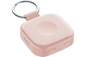 Temdan Portable Wireless Charger for Apple Watch Magnetic iwatch Charger 1200mah Power Bank Camping Travel Essentials Watch Charger for Series 10/9/8/7/6/Se/5/4/3/2/1/Ultra/Ultra 2-Pink