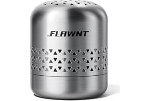 FLAWNT Fridge Deodorizer, 10-Year Odor Eliminator for Refrigerator, No Refills or Fragrance, More Effective Than Charcoal Air Purifiers-Space Grey