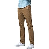 Match Men's Tapered Flat Front Casual Chino Pants