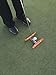Putting Aid for Golf - Portable Golf Putting Alignment and Aim Practice Training Tool - Compatible with All Putter Styles and Works on any Golf Putting Green. TIBA Putt, Made in USA. - Orange