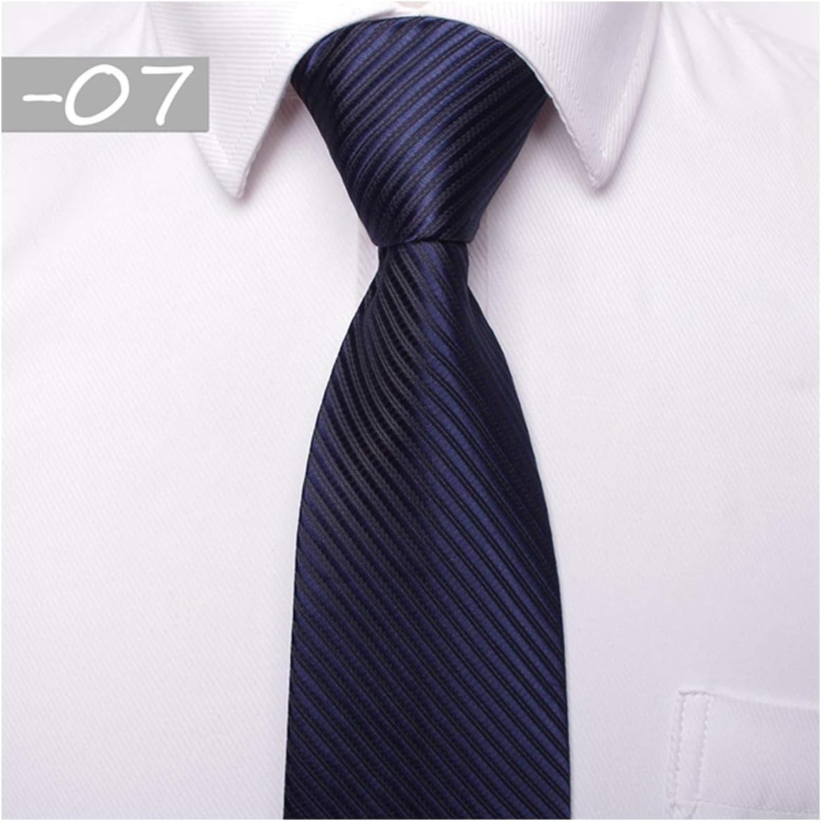 Classic Men Business Formal Wedding Tie 8cm Stripe Neck Tie Fashion Shirt Dress Accessories