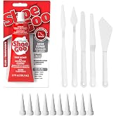 Shoe Goo Clear Shoe Repair Adhesive Bundle: Includes 10 Snip Tip Applicators and a Set of 5 Plastic Spreader Tools by 203Brands to Provide Optimal Spread on Any Given Angle or Surface