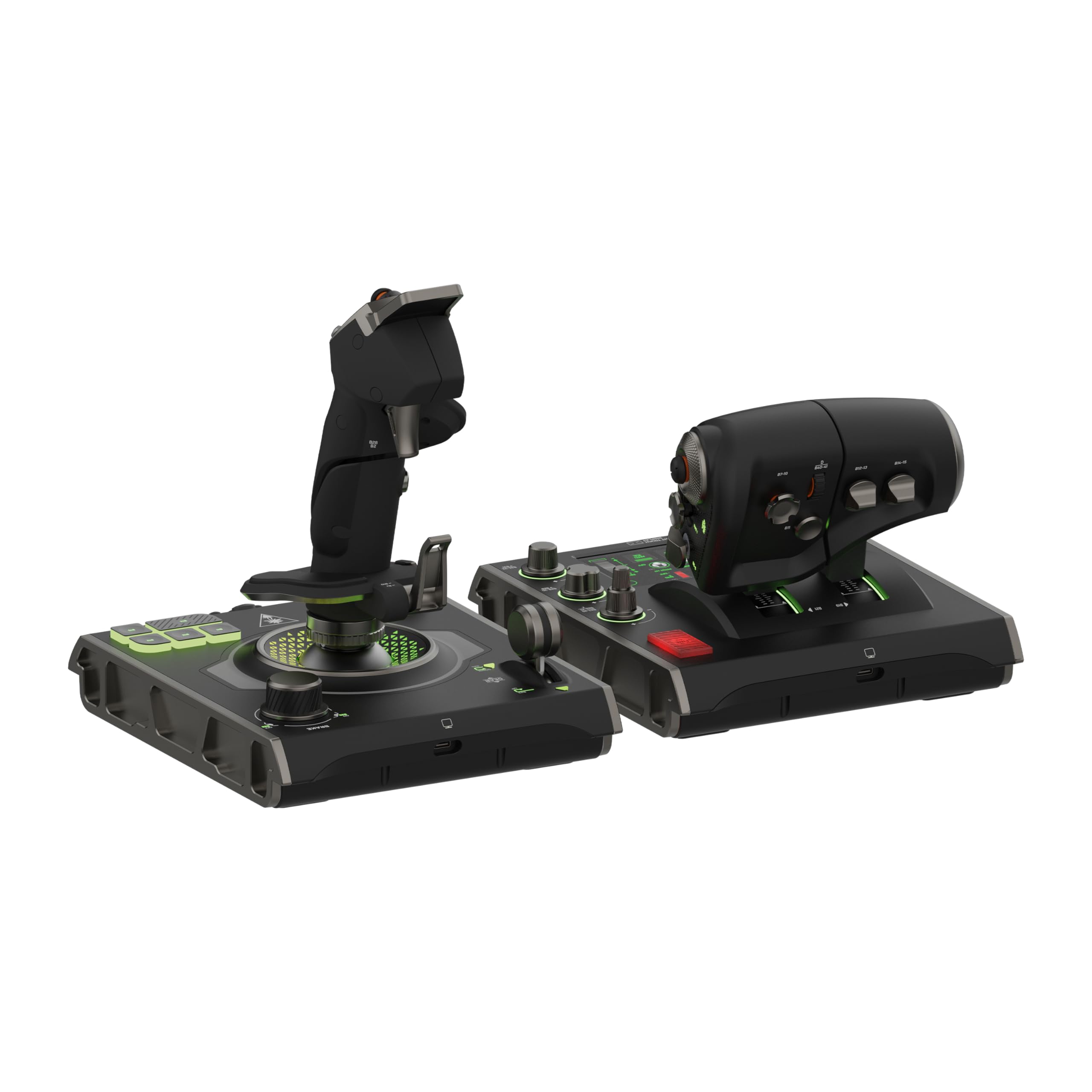 Turtle Beach VelocityOne Flightdeck - Universeller HOTAS-Simulation-Joystick & Schubhebel mit Touch-Display, integriertem HUD & kontaktlosen Sensoren für Luft & Weltraumkämpfe - für Windows 10/11 2