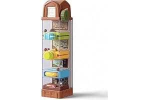 CalfQueen Montessori Toys for 2 3 4 5 6 7 Year Old, Ball Drop Toys for Toddlers 3-5, Activity Cube Educational Learning Toy 5 Fine Motor Activities, Busy Board Sensory Travel Birthday Boys Girls