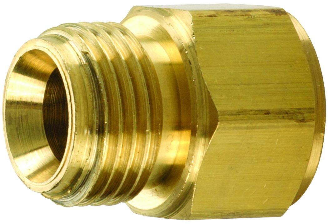 Dixon 1/2" Male NPSM x 1/2" Female NPTF, Brass Threaded Adapter (174