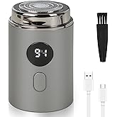 Mini Portable Electric Shaver for Man Women,USB Rechargeable Waterproof Electric Razor,Pocket Single Trimmer for face Hair for car, Travel, Office,Home use,Business Trip (Black),Gifts for Men Women