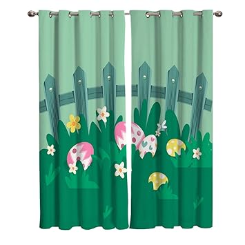 Amazon Com Babe Maps Blackout Curtains 52 X 72 Length Easter