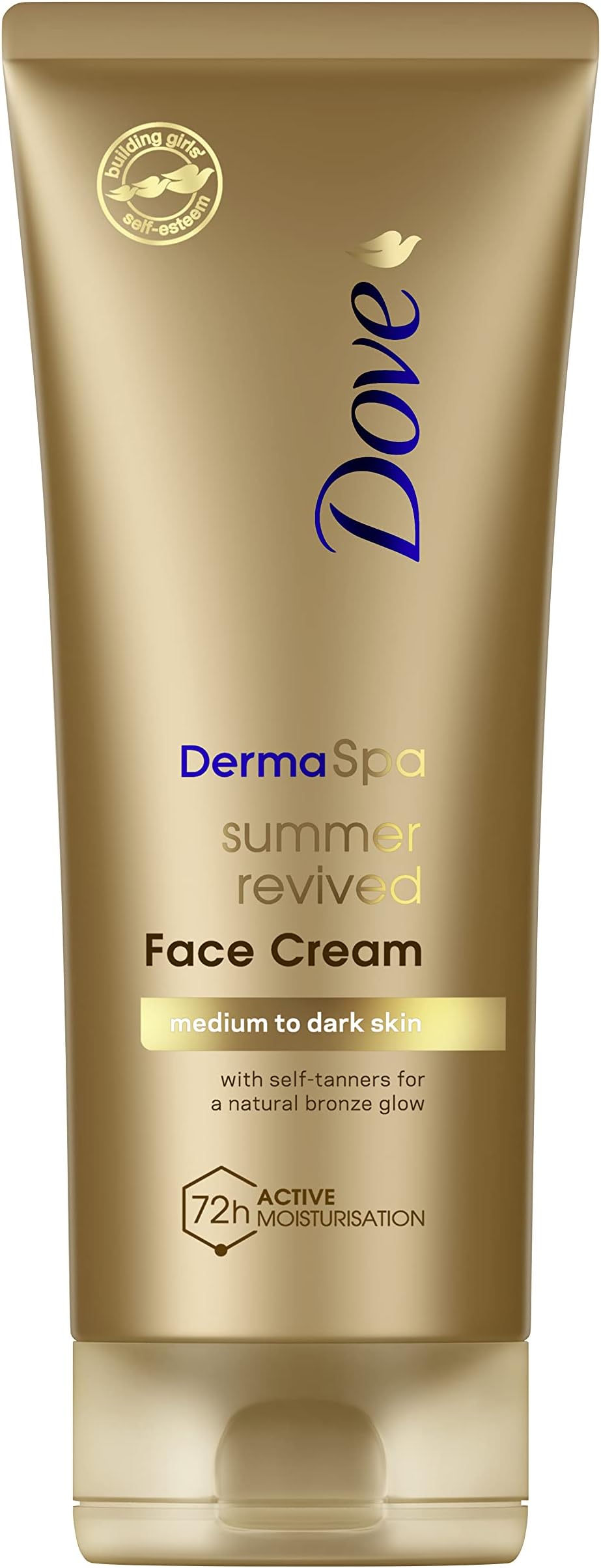 Dove DermaSpa Summer Revived Face Cream Medium-Dark Gradual Self-Tan 75ml