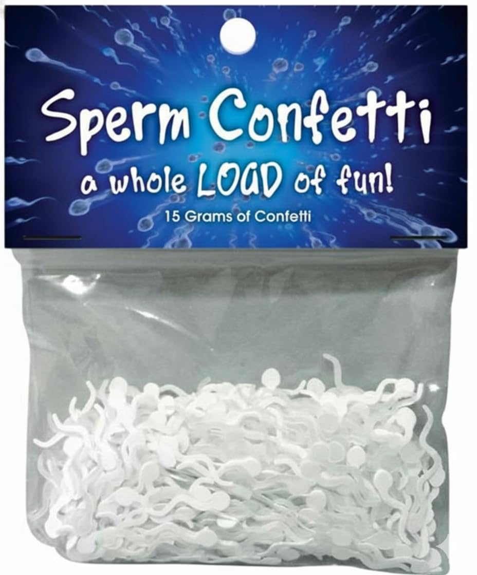 Kheper Games Sperm Confetti Multi Sex Games, One Size