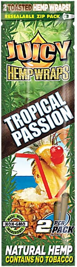 JUICY BLUNT TROPICAL FLAVOR PAPER PACK OF 2 PAPERS (EACH CASE CONTAINS 25 PACKS)