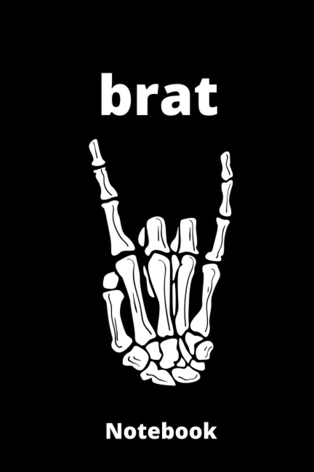 Brat Notebook: Lined Notebook / Journal Gift, 100 Pages, 6x9, Soft Cover, Matte Finish
