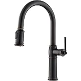 KRAUS KPF-1682ORB Sellette Single Handle Pull-Down Kitchen Faucet, Oil Rubbed Bronze