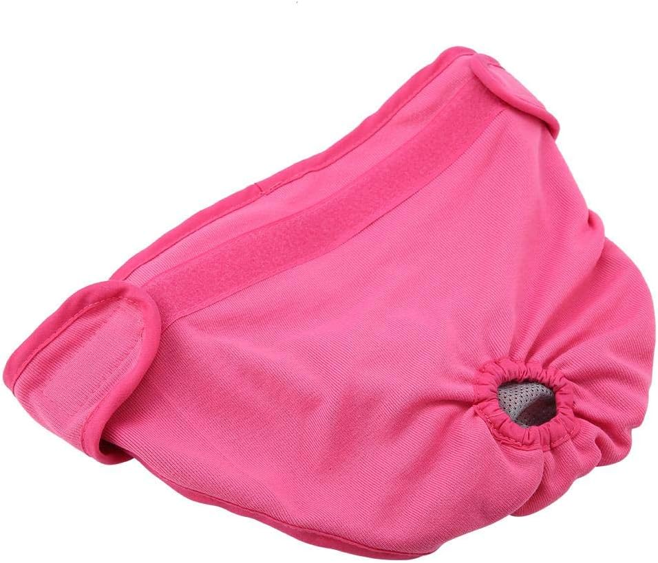 TOPINCN Dog Underwear Cotton Fabric Flexible Physiological Pants Puppy Female Pet Sanitary Diaper for Small Medium Large Dogs(M-Pink) - Image 5