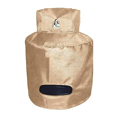 Heavy Duty Ventilated Propane Tank Cover For 30lb Tank Waterproof Weather Resistant 12 5 X 12 5 X 24 Inches Hzc141 Khaki
