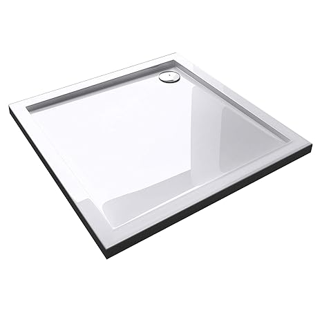 Duschwanne Duschtasse Lucia/Faro in weiß, Form: Quadratisch, BTH: 90x90x4cm