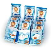 The Restroom Kit, 12 Pack Portable Disposable Toilet Seat Cover for Travel | Includes Oversized Covers, 3ft 3Ply Toilet Paper, Hand &amp; Flushable Tush Wipes, Travel Toiletries &amp; Emergency Hygiene Kit