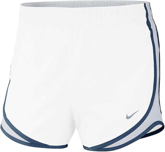 white nike tempo shorts