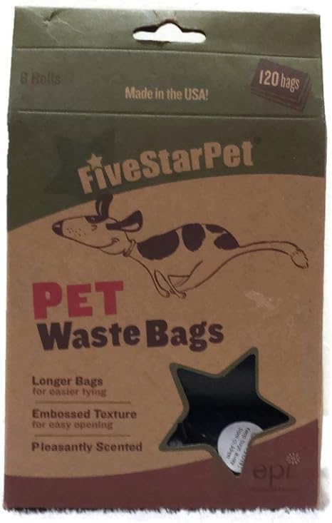 five star pet waste bags