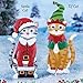 Collections Etc Holiday Christmas Cat Outdoor Garden Yard Stake, Santa Cat