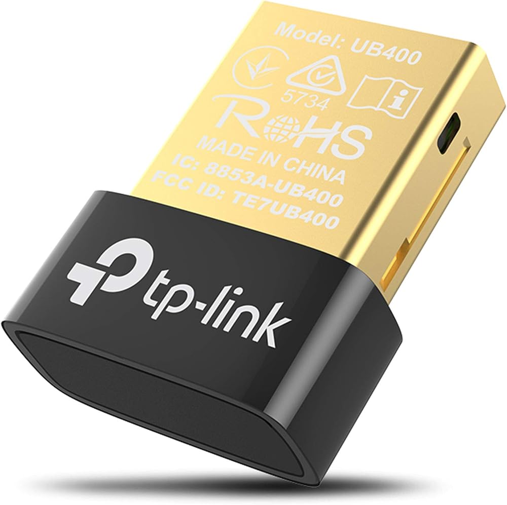 TP-Link UB400 USB Bluetooth 4.0 Adapter Dongle Receiver for PC Windows 10 8 7 XP
