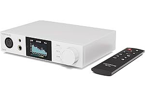 TOPPING DX5 II Hi-Res DAC & Headphone Amp Combo – Dual ES9039Q2M, X-Hybrid Amp, 10-Band PEQ, LDAC Bluetooth 5.1, 4.4mm Balanced & 6.35mm Headphone Output, Preamp Mode, 12V Trigger (White)
