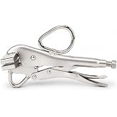 Dent Puller Plier Clamp for Auto Bodywork Carbon Steel 2000LB | Wide Knurled Flat Jaw, Even Force Distribution, 2000 LB Max Pull, Solid Carbon Steel Body, Quick One-Squeeze Engagement