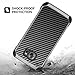 BENTOBEN Galaxy S7 Case, 2 in 1 Slim Hybrid Heavy Duty Hard PC and TPU Laminated with Carbon Fiber Texture Chrome Anti-Scratch Shockproof Protective Case for Samsung Galaxy S7 (G930), Black