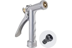 Melnor 65033-AMZ Heavy Duty Metal Nozzle with QuickConnect Product Adapter Set, Classic Design, �鶹�� Bundle
