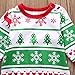 Baby Boys Girls Long Sleeve Christmas Snowflake Reindeer Print Romper