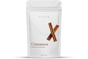 Cinnamon Flavored Toothpicks by numae (100 Count) Sugar Free, Zero Calorie, Gluten Free, Keto Friendly, Vegan