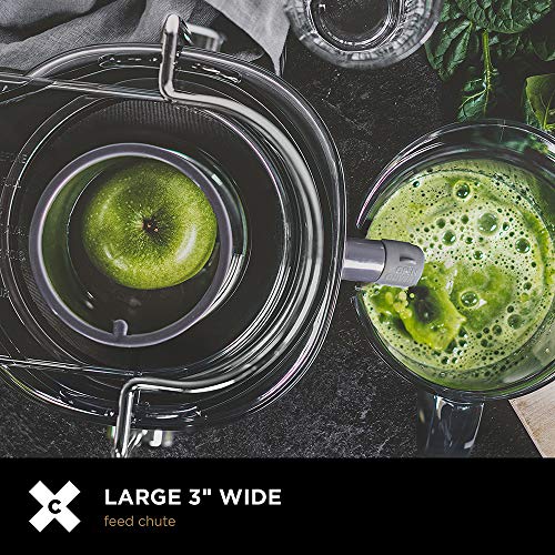 Crux Easy to Clean 5Speed Digital Juicer with 5 Custom Settings