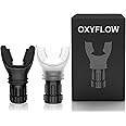 Generic Oxyflow Portable Adjustable Trainer for Oral and Muscular Exercise - for Daily Fitness Training, Easy to Clean, White+Black