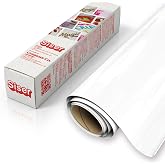 Siser EasyWeed Heat Transfer Vinyl HTV Roll 11.8" x 3ft - White | Easy to Cut &amp; Weed, Low-Temp PU for Cotton, Polyester &amp; Blends, Iron-On &amp; Heat Press Vinyl for Shirts &amp; Crafts