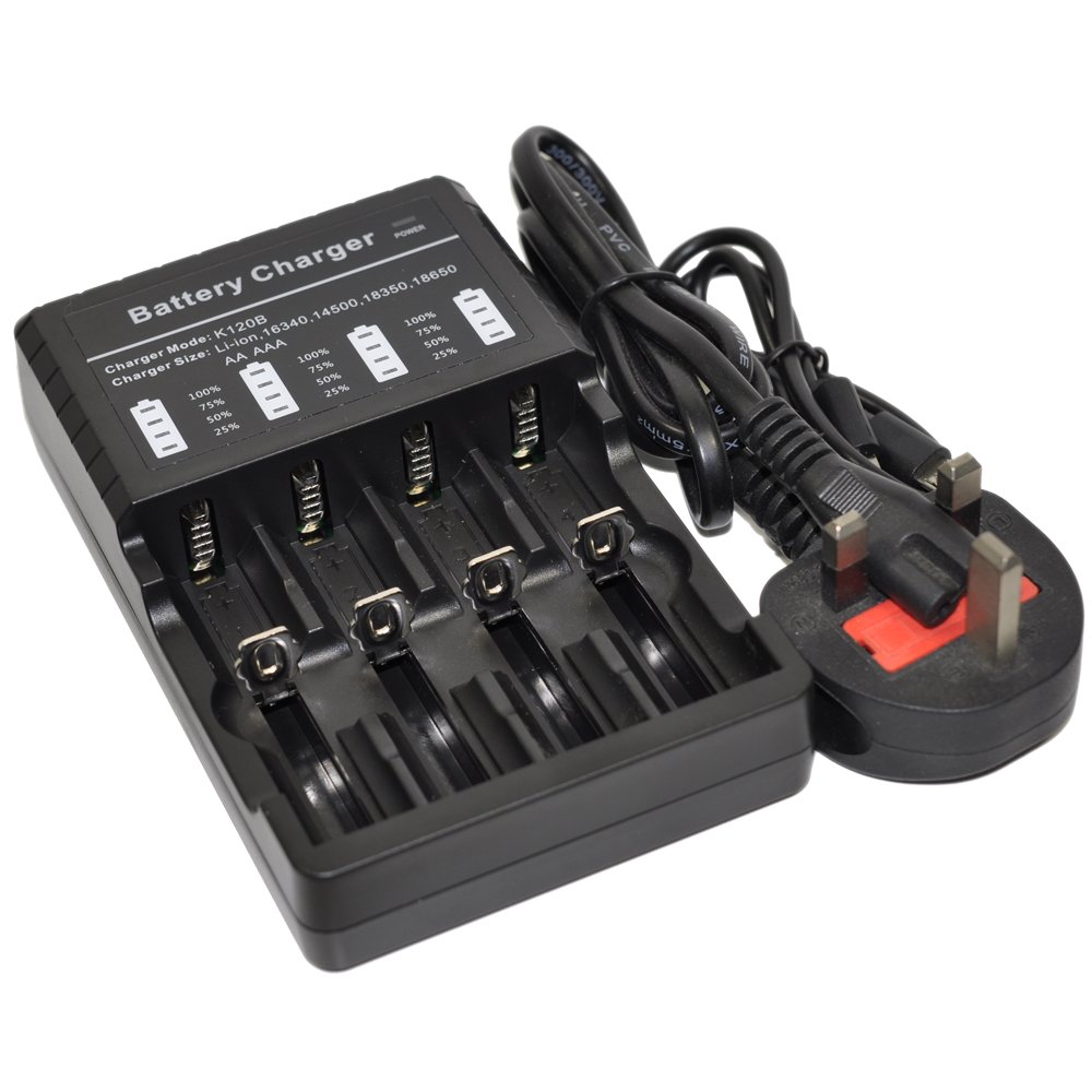 BTBAI 14250 Battery Charger K135 K-135 K120 K-120 AC Wall Dual Universal For 3.7V Li-ion Rechargeable LS 14250 (200MA x2) k1a