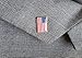 The BEST AMERICAN Flag Lapel Pin - GREAT Detail - Square US Flag Lapel Pin- Made in USA (1 Square Flag Pin)