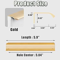 SiLnmLih 6 Pack Adhesive Edge Finger Tab Pull Self