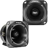 PRV AUDIO Car Audio Tweeters TW350Ti v2 &ndash; 240 Watts Titanium Bullet Tweeters Pair &ndash; 3 Inch PRO Audio Compact Design, 8 Ohm, High Output &ndash; Easy to Mount High Frequency Speakers