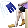 Sock Aid,Sock Aids for Putting on Socks,Assistant Device No Bending for Seniors,Disabled,Pregnancy,Aide Helper Tool Easy On and Off(Dark Blue)
