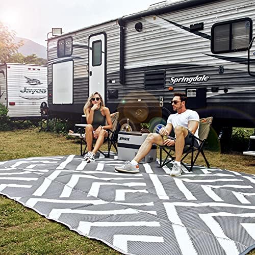 RV Outdoor Rugs, Kohree Reversible Mats 6' x 9’ Clearance Weatherproof