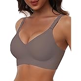 HORISUN Comfortable Seamless Full Coverage Bra for Women Wireless Bras with Soft Support Regular and Plus Size