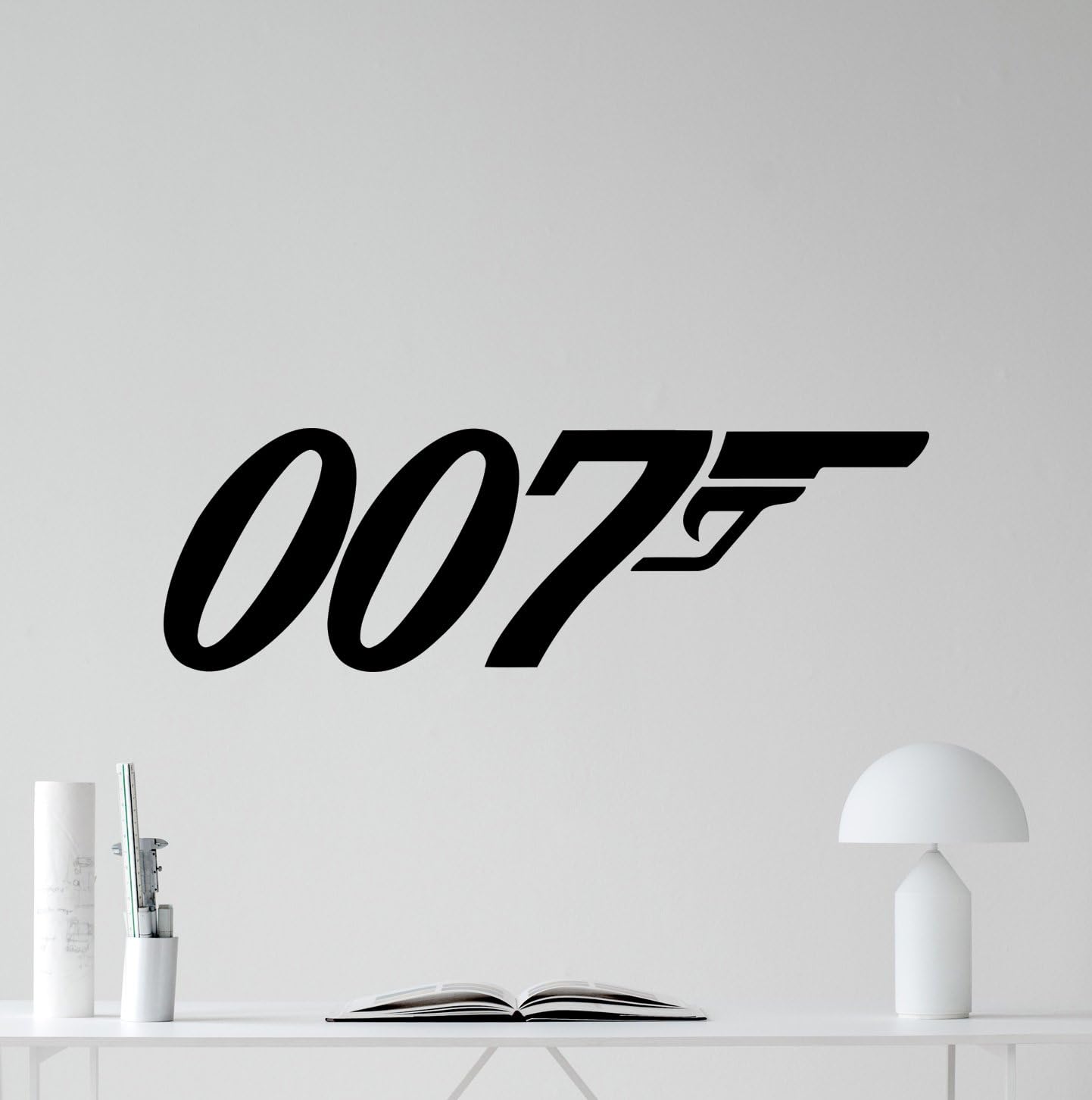 Wall Vinyl Stickers 007 James Bond Movie Transfers Murals Decals Secret