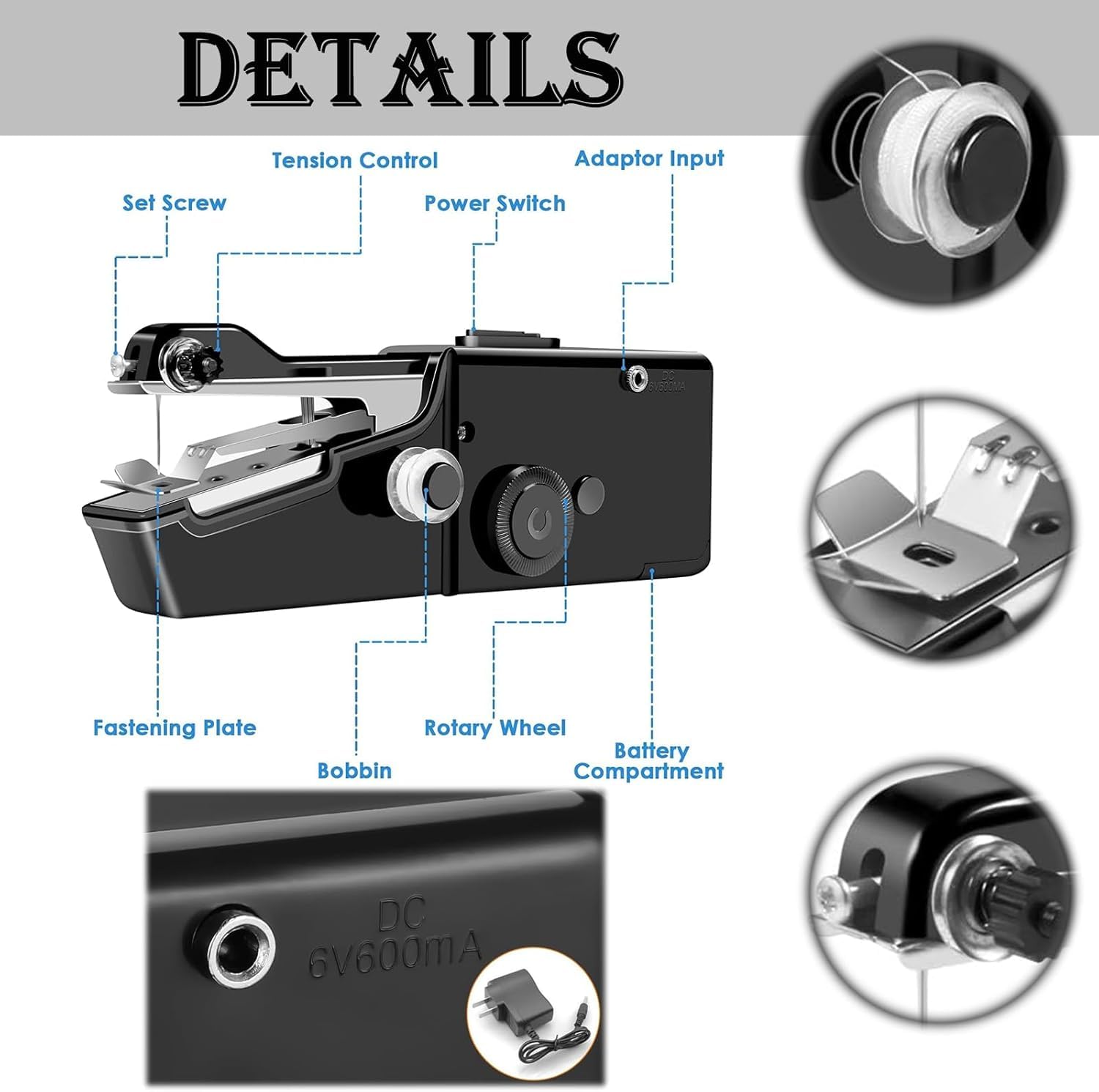 Photo 1 of Handheld Sewing Machine,