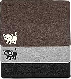 BPA Free Premium Cat Litter Mat - Extra Large - Best Quality Kitty Litter Catcher with 9-TM Scatter Control - Urine Proof - Soft Touch for Cats Paws - Brown Color