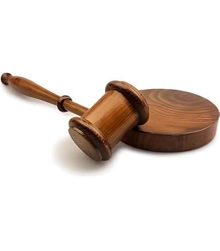 Marteau De Juge En Bois – Maillet Pour Enchères, Salles D’audience, Commissaires-priseurs - 6